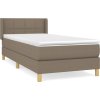 Box spring postel s matrací 90x190 cm textil [3130237] (Barva Taupe)