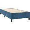 Box spring postel s matrací a LED 80x200 cm samet [3136029] (Barva Světle šedá)