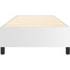 Rám postele s boxspringem 100 x 200 cm umělá kůže [3121030] (Barva Bílá)