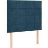 Box spring postel s matrací 100x200 cm samet [3137832] (Barva Růžová)