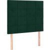 Box spring postel s matrací 100x200 cm samet [3137832] (Barva Růžová)