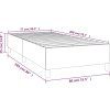 Rám postele s boxspringem 80x200 cm samet [3121087] (Barva Tmavě zelená)