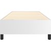 Rám postele s boxspringem 90 x 190 cm umělá kůže [3121018] (Barva Bílá)