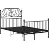 Rám postele kov 120 x 200 cm [324849] (Barva Šedá)