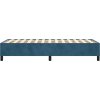 Rám postele s boxspringem 90 x 200 cm samet [3121100] (Barva Tmavě moddrá)