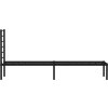 Kovový rám postele s čelem 90 x 200 cm [352312] (Barva Černá)