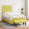 Box spring postel s matrací 100 x 200 cm textil [3136735] (Barva Černá)
