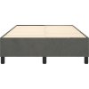 Rám postele s boxspringem 120 x 200 cm samet [3121109] (Barva Tmavě šedá)
