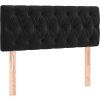Box spring postel s matrací 90x190 cm samet [3141456] (Barva Tmavě šedá)