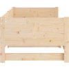 Výsuvná postel masivní borovice 2x (80 x 200) cm [820260] (Barva medová hnědá)