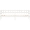 Válenda 90 x 200 cm masivní borové dřevo [840380] (Barva Bílá)