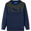 Dětský svetr pletený námořnicky modrý 104 [14500]