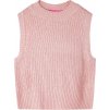 Dětská svetrová vesta pletená světle růžová 92 [14509]