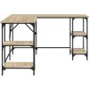 Psací stůl 139 x 139 x 75 cm kompozitní dřevo [837593] (Barva dub sonoma)
