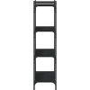 Knihovna se 4 policemi 80 x 30 x 120 cm kompozit [837675] (Barva Šedá sonoma)
