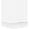Noční stolek s LED osvětlením kompozitní dřevo [836735] (Barva Bílá)