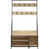 Stojan na oblečení s prostorem pro obuv 100x41x184 cm [837868] (Barva dub sonoma)