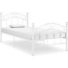 Rám postele kov 100 x 200 cm [324992] (Barva Bílá)