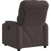 Polohovací křeslo textil [372484] (Barva Tmavě hnědá)