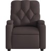 Polohovací křeslo textil [372484] (Barva Tmavě hnědá)