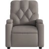 Masážní polohovací křeslo textil [372499] (Barva Taupe)