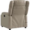 Masážní polohovací křeslo umělá kůže [373535] (Barva Cappuccino)