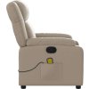 Masážní polohovací křeslo umělá kůže [373535] (Barva Cappuccino)
