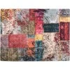Koberec pratelný 400 x 300 cm protiskluzový [136635] (Barva Patchwork)