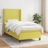 Box spring postel s matrací 80x200 cm textil [3131307] (Barva Černá)