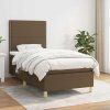 Box spring postel s matrací 90x200 cm textil [3142230] (Barva Krémová)