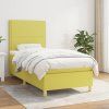 Box spring postel s matrací 90x200 cm textil [3142230] (Barva Krémová)