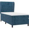 Box spring postel s matrací 80 x 200 cm samet [3129119] (Barva Černá)