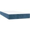 Box spring postel s matrací 80 x 200 cm samet [3129119] (Barva Černá)