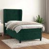 Box spring postel s matrací 80 x 200 cm samet [3129119] (Barva Černá)