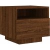 Noční stolek s LED osvětlením 40 x 39 x 37 cm [836802] (Barva dub sonoma)