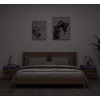 Nástěnné noční stolky s LED osvětlením 2 ks [836837] (Barva Šedá sonoma)