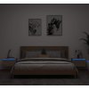 Nástěnné noční stolky s LED osvětlením 2 ks [836837] (Barva Šedá sonoma)