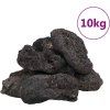Sopečné kameny 10 kg 10–30 cm [3217188] (Barva Černá)