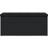 Úložná lavice 102 x 42 x 45 cm kompozitní dřevo [835055] (Barva Černá)