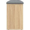 Lavice s botníkem 102x32x50 cm Engineered Wood [835091] (Barva dub sonoma)