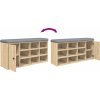 Lavice s botníkem 102x32x50 cm Engineered Wood [835091] (Barva dub sonoma)