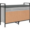 Lavice s botníkem 85,5x32x57,5 cm kompozitní dřevo [835210] (Barva Šedá sonoma)
