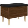 Úložná lavice 62 x 42 x 46 cm kompozitní dřevo [835072] (Barva Kouřový dub)