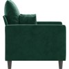 Křeslo 60 cm samet [359285] (Barva Tmavě zelená)