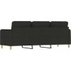 3místná pohovka 180 cm textil [359490] (Barva Černá)