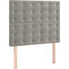 Box spring postel s matrací a LED 90x190 cm samet [3136339] (Barva Tmavě moddrá)