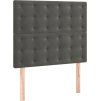Box spring postel s matrací a LED 90x190 cm samet [3136339] (Barva Tmavě moddrá)