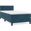 Box spring postel s matrací 80 x 200 cm samet [3141334] (Barva Růžová)