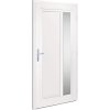 Vchodové dveře 108 x 208 cm PVC [3157099] (Barva Bílá)