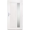 Vchodové dveře 108 x 208 cm PVC [3157099] (Barva Bílá)